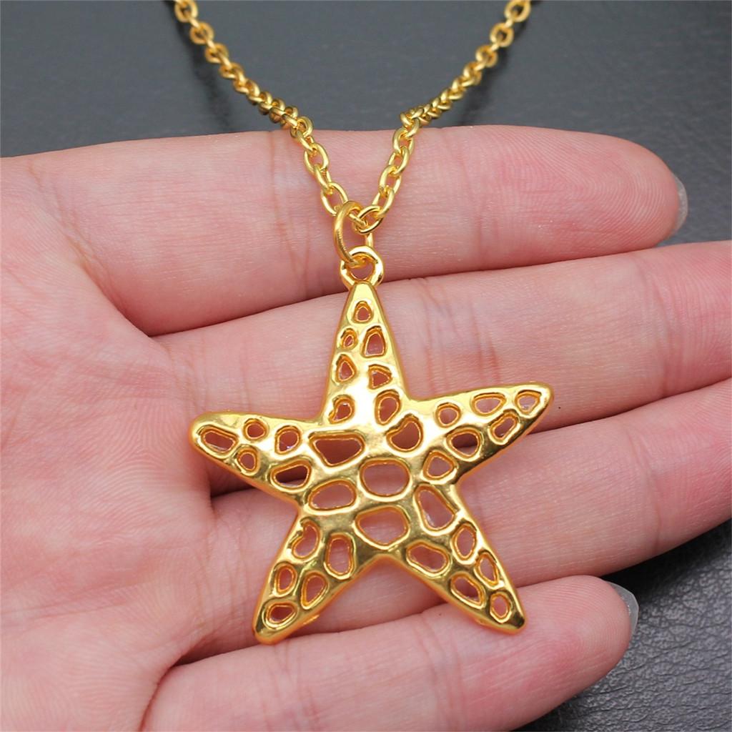 Amuletă talisman de culoare aurie, colier cu lanț lung de 45 cm sau 70 cm, bijuterii feminine, aniversare de nuntă, etnice pentru tine