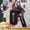 För VOLKSWAGEN VW Ny Bil Fjärrnyckel Fodral Skydd Hållare Bilskal För Volkswagen VW Polo Bora Tiguan Beetle Passat B5 B6 B7