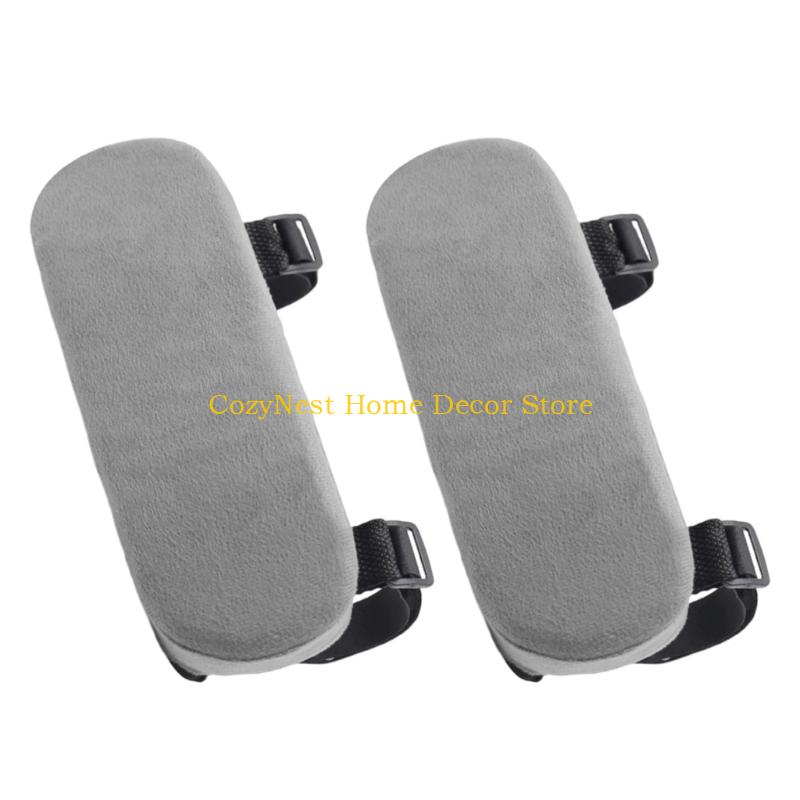 92MF Ergonomic Vehicle Armrest Support Cushion Memory Foam Layer Breathable Washable Cover Interior Decoration Enhancement