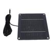 4W 12V Solar Panel Waterproofing Efficient Monocrystalline Type C Solar Panel   for Garden Lamps Security Cameras