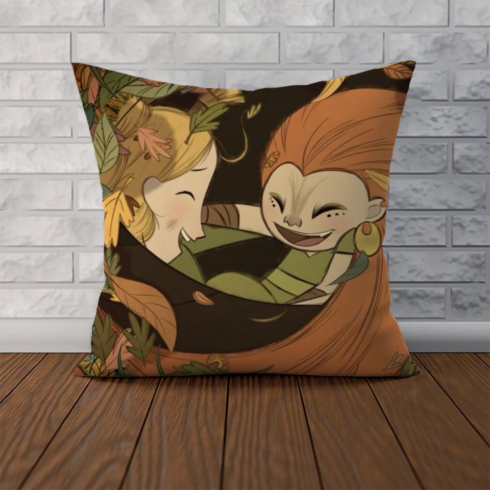 Wolfwalkers Pillow Case For Car Sofa Decorative Home Doublesided Print Plush Square Throw Pillow Cushion Cover