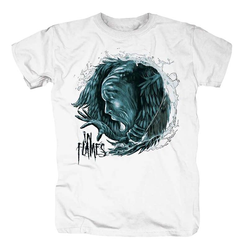 

In Flames A Swedish Metal Casual Tshirt Luxury Brand for Men and Women Top 2026 New Band Logo M