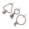 3pcs set Cotton Rope Bird Swing Toy Parrot Two Styles Cage Perch Stand Hanging Swings Toys