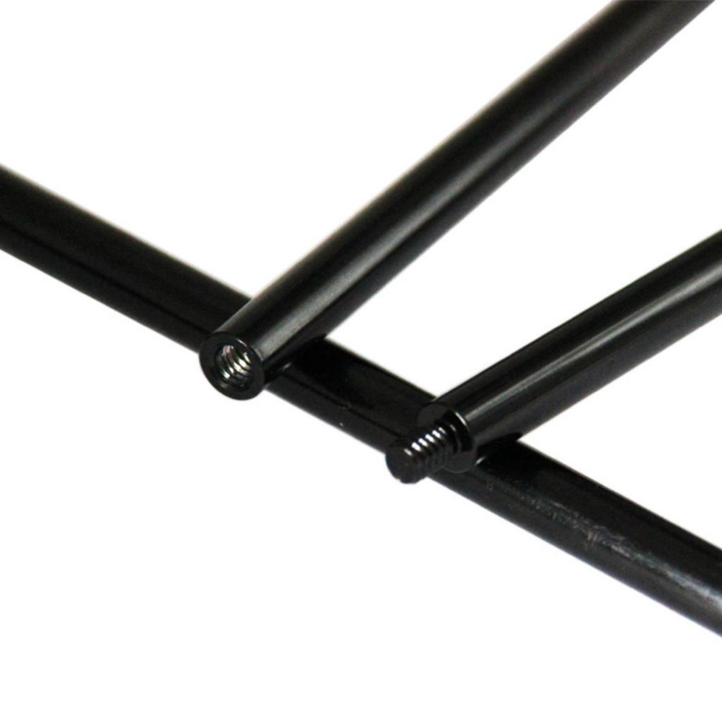 Durability Camera Extension Tube Lightweight Metal Rod with 1/4inch Male To Female Thread for Photography Stabilizers