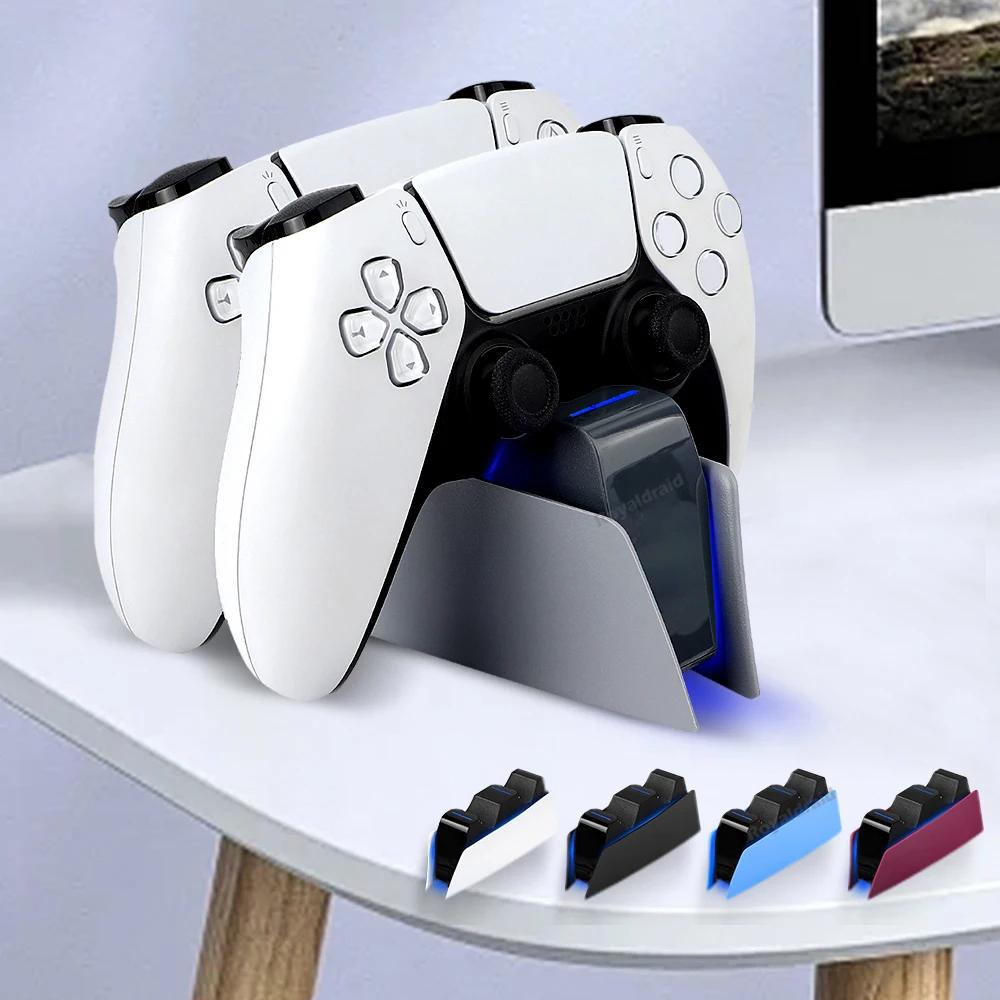 5 COLORS for PS5 Controller Charging Dock Dual Fast Charger Station for PS5 Type-C & PS5 Edge Game Controller  Indicator