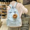 Dot Print Student Schoolbag Large Capacity Women's Backpack
