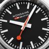 MONDAINE 41mm Watch for Men and Black Grape Vegan Stop-to-Go Women, Dial, Leather, MST.41020.LBV.2SE [Official Import]