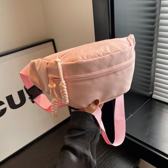 Nylon Casual Crossbody Bag: Women's 2025 Trend, Men's Sports Chest Bag, Versatile Fanny Pack, Backpack Niche