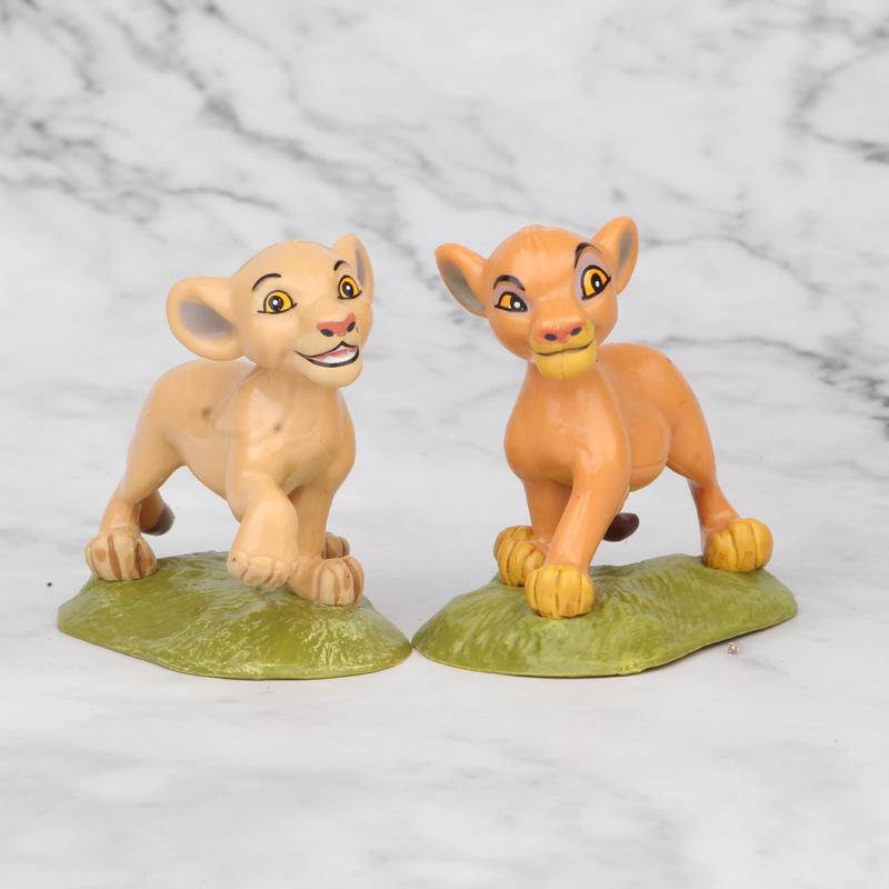 Disney 9pcs/set 4.5-8.5CM The Lion King Simba Nala Timon Action Figure Model Anime Figures Xmas Gift for the Children