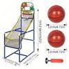 Geniales Arcade-Basketball-Spiele-Set - Indoor/Outdoor Doppeltes Spielen Einfache Einrichtung mit Pumpe und Bällen Perfekte Urlaubs- und Geburtstagsgeschenkidee-Set