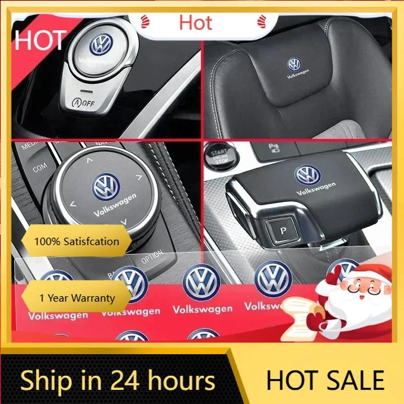 New 1/2/10PCS Car Styling Interior Sticker Badge Decoration Accessories for VW Volkswagen Golf Polo Passat Touran Car Styli