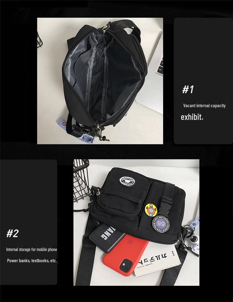 Lässige Harajuku Style Damen Umhängetasche - Trendige 2025 Einzel Schulter Sport Handy Tasche