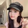 Women Chic Star Beret Hat Fashion Punk Newsboy Caps Warm Visor Beret Hat Vintage Cabbie Hat for Girls Ladies