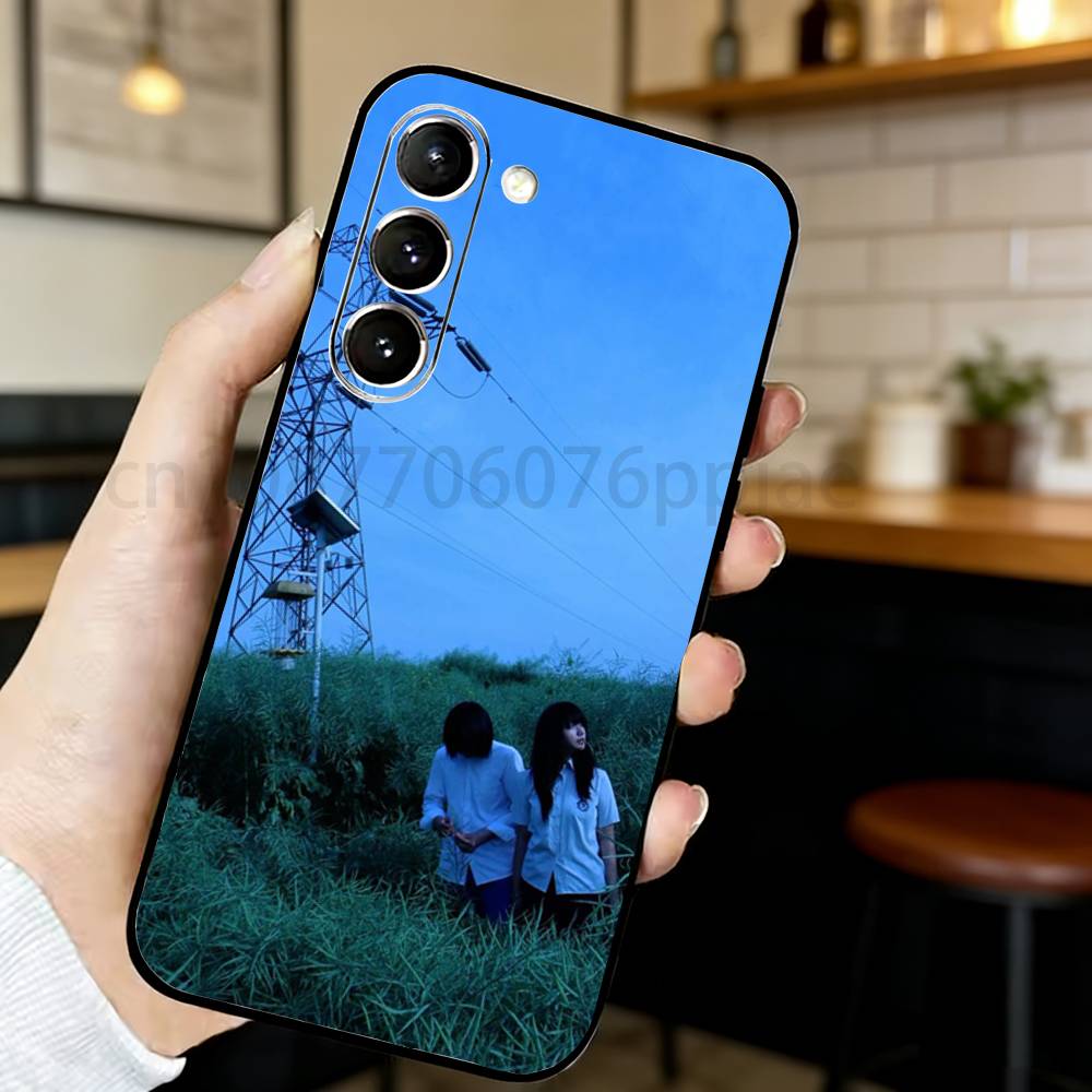 All About Lily Chou-Chou Phone Case For Samsung S20,21,22,23,24,25,26 Ultra,Plus,Lite,FE,Black Soft Case