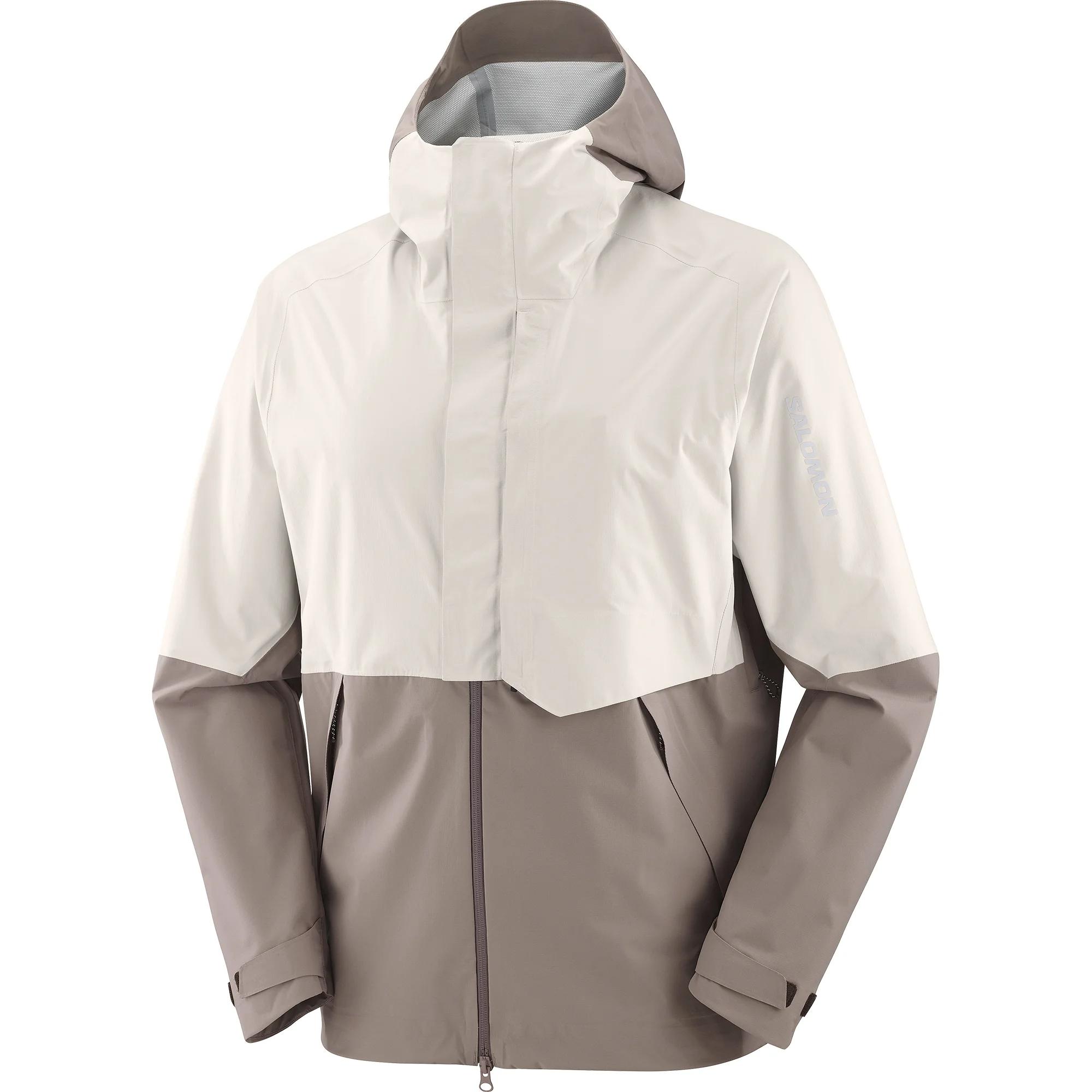 Salomon Outerpath Pro 2.5L Waterproof Breathable Hard Shell Color Block Jacket Men jackets C27534 S