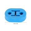 4PCS Universal Blue Silicon Muffler Exhaust Hanger Short Hangers 12mm1 2
