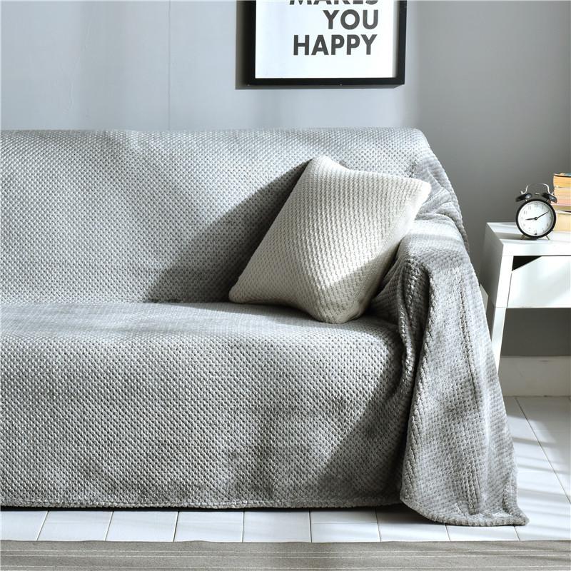 Anti-Scratching Sofa Cover Towel Ins Pineapple Lattice Sofa Cover Lazy Universal All Wrapped Cover Sofa Cushion Protective Cover