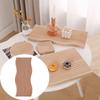 Wooden Plate Wooden Tray Modern Style Wavy Design Tea Tray High-end Quality Simple Design Snack Dish Home Decoration