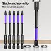 Anti-Shock Batch Head Metal D1 Impact Driver Bit Set Adjustable Length Professional Hex Bit Set for Electric Drill/Screwdriver