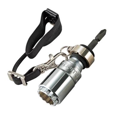 Tajima Schlagbohrschrauber Bit Wechselbar Doppelstecknuss 12 Kant 17 x 21mm Sturzsicherung Inklusive 1 Stück BS1721RB-12K