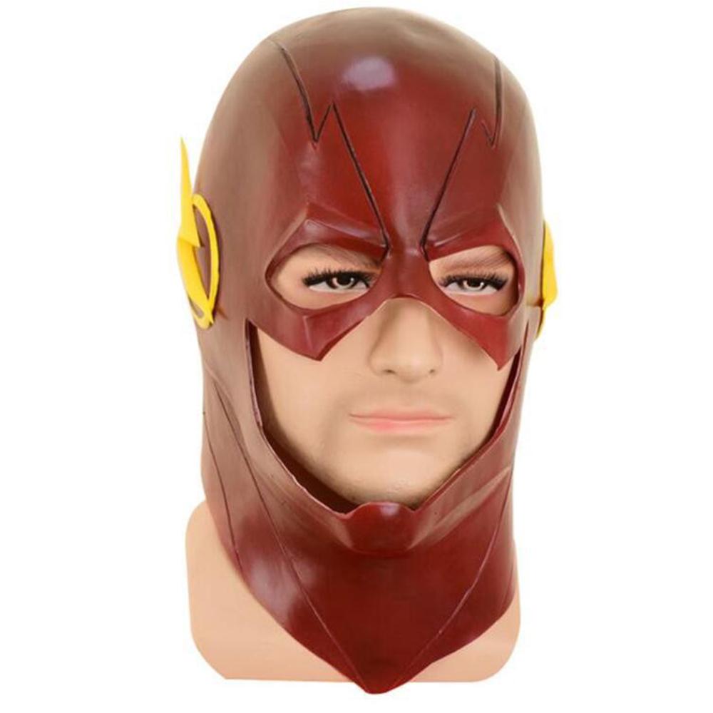 The Flash Mask Latex Mask For Cosplay Costume Props Halloween, Red