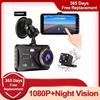 Wow 4-Inch Touchscreen HD Dual Lens Dash Cam with 1080P Front & Rear Recording