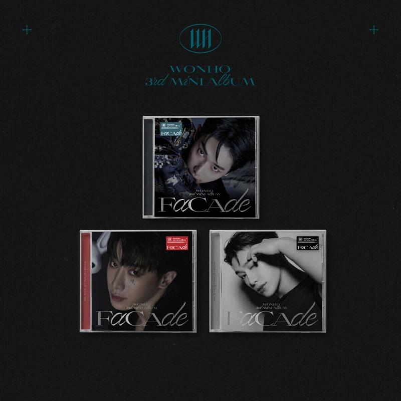 

WONHO - 3rd Mini Album: FACADE [Jewel ver.] [1 out of 3 versions will be sent randomly]