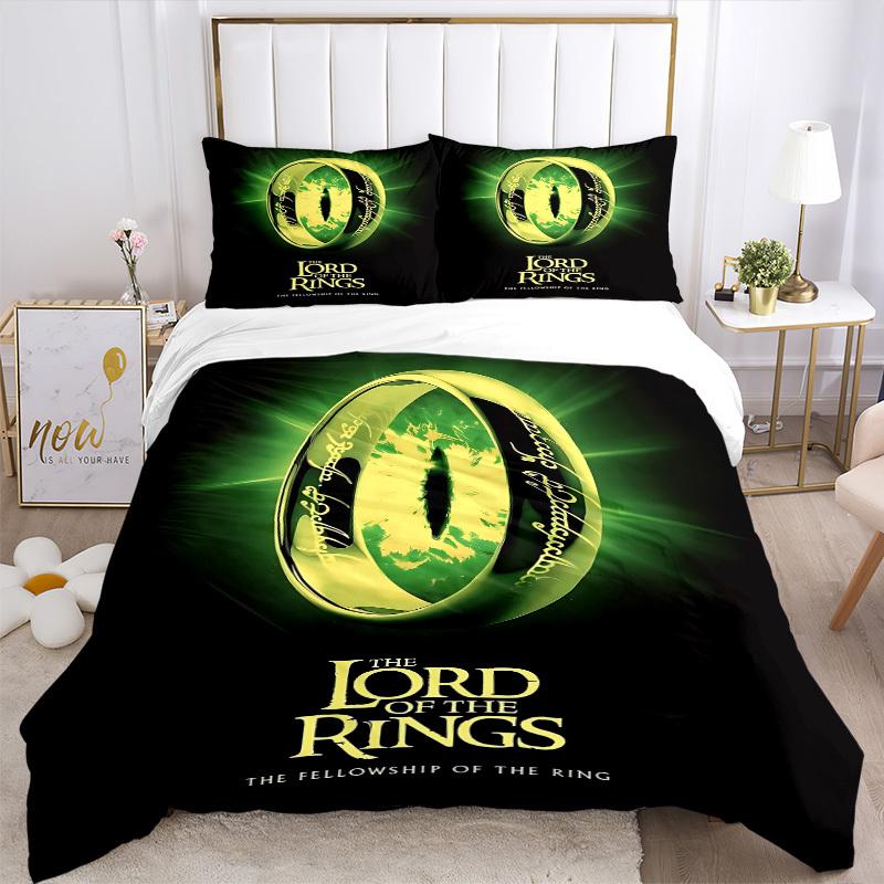 3pcs The Lord of the Rings Duvet Cover Set (1 Duvet Cover + 2 Pillowcases, No Core) - Comfortable, And Breathable Bedroom Decoration Yy251104089