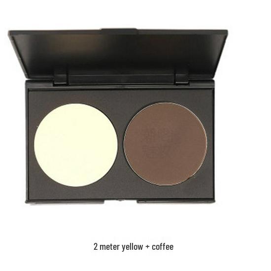 Two-Tone Contour & Highlight Palette with Dual-Use Blush
