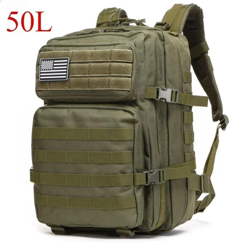 25L/50L Rucsac tactic Molle Bag Genți de exterior Rucsac pentru drumeții Camping Trekking Vânătoare Pescuit Genți GYM Rucsacuri