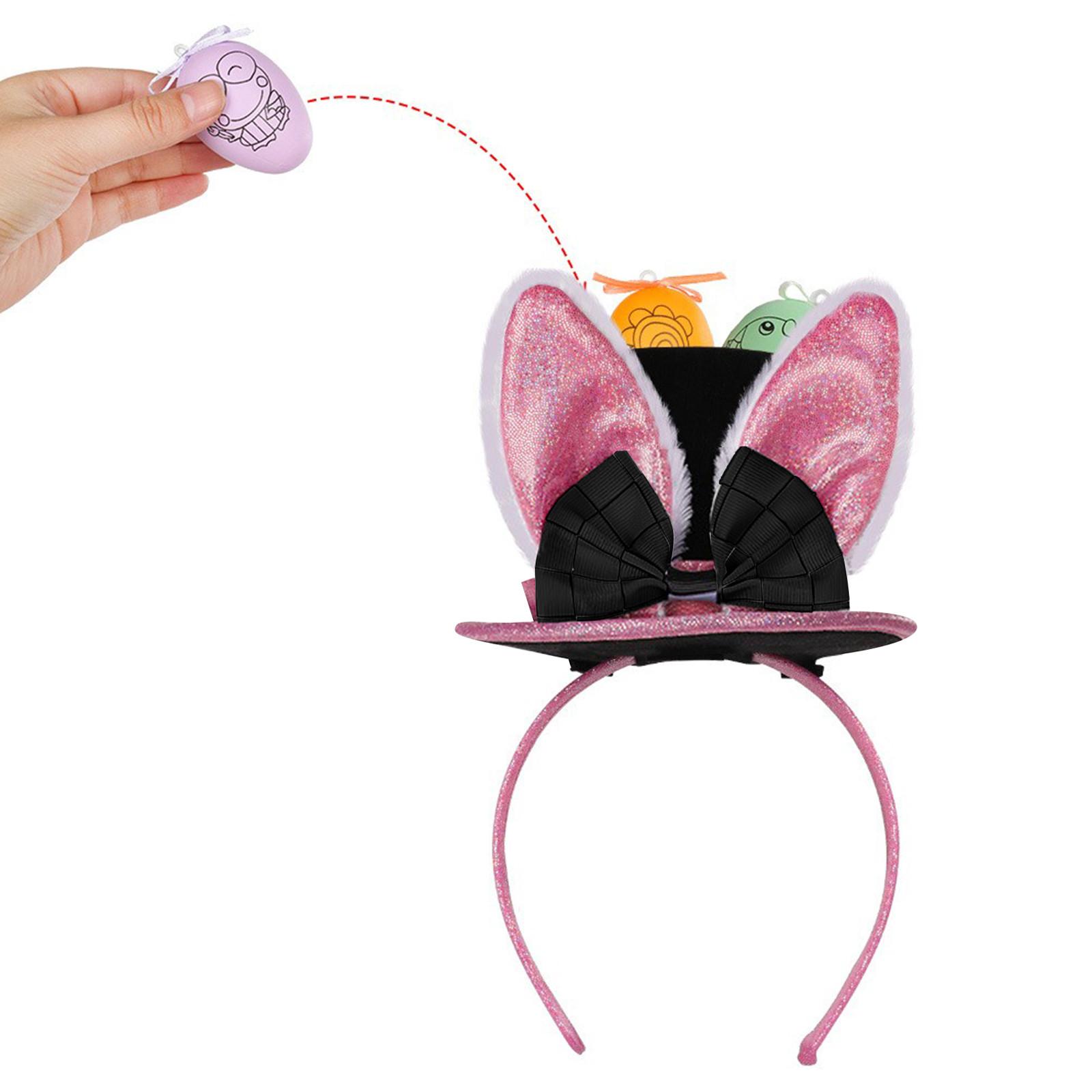 

Пасха День рождения Съемка Кролик Головная Повязка Праздничная Тематическая Вечеринка Украшения Подарки Милый One Size чёрный