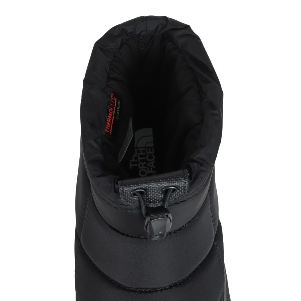 The North Face Nuptse Bootie WP Logo Short ARCTIC GRIP TNF Size 9 Black/TNF White,