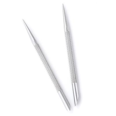 1 Pezzo Spingi Cuticole a Doppia Estremità in Acciaio Inossidabile Rimuovi Smalto Manicure Bastoncini per Manicure Strumenti per Nail Art