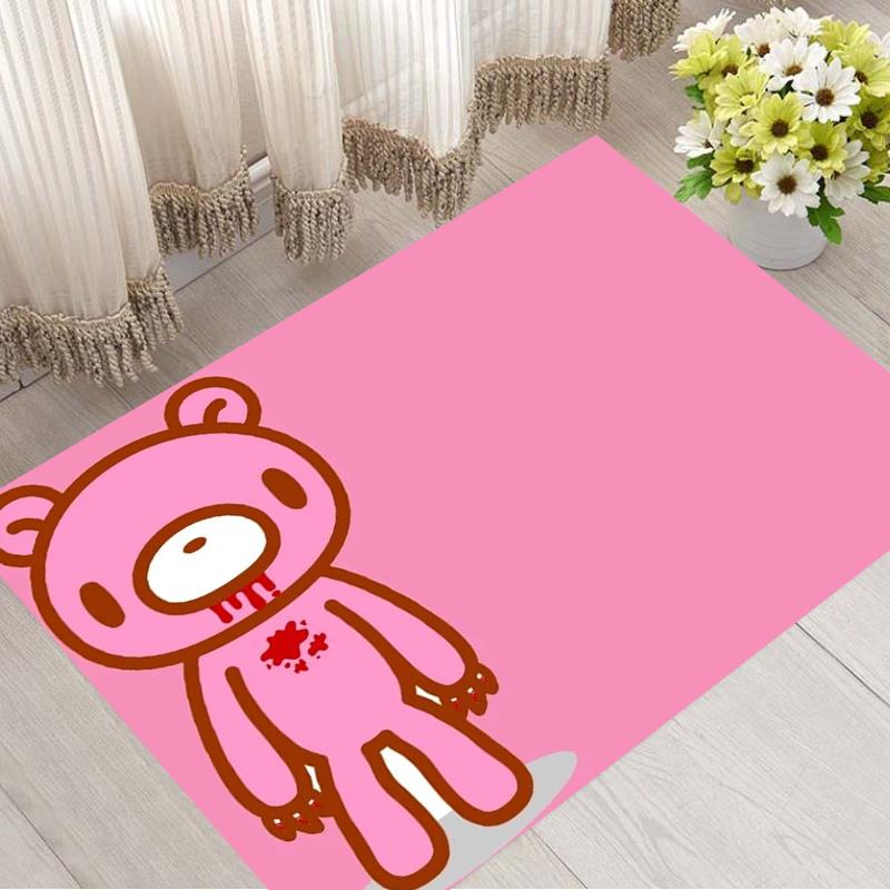 Kawaii G-Gloomy Bears Printed Carpet Non-slip Multi Function carpet Living Room Rug Entrance Floor mat Home Kitchen Hallway Deco