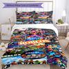 Roblox Bedding Set Breathable Duvet Cover with Pillowcases Decorative Bed Linen for Bedroom Home Decoration Birthday Gift