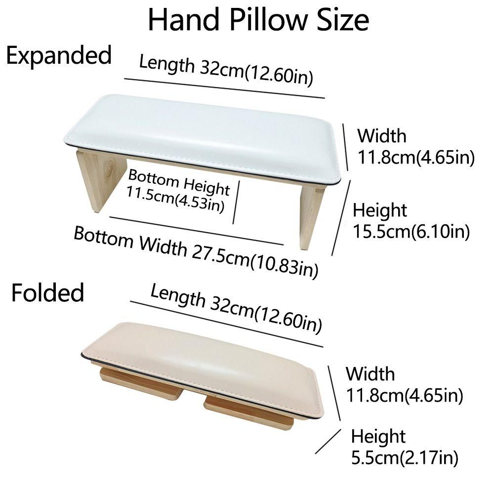Hand Support Nail Arm Rest Cushion Foldable Nail Art Hand Pillow  Nail Polishing