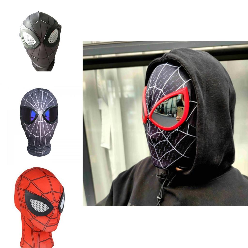 Spider-man Halloween Costume For Kids And Adults Funny Spiderman Mask Headgear