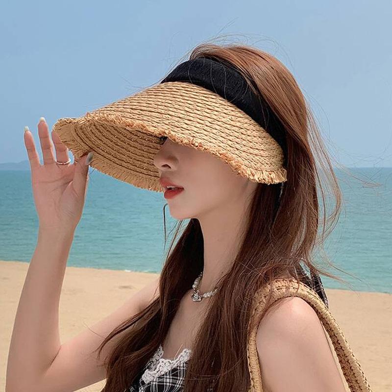 Women's Straw Hat Summer Sun Shading Hat Sun Shading Hat Tourism Vacation Beach Beach Hat