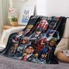 1PC Franxx Patterned Flannel Blanket Suitable For All Seasons For Home Decor Warmth And Comfort Gifts Holiday Present