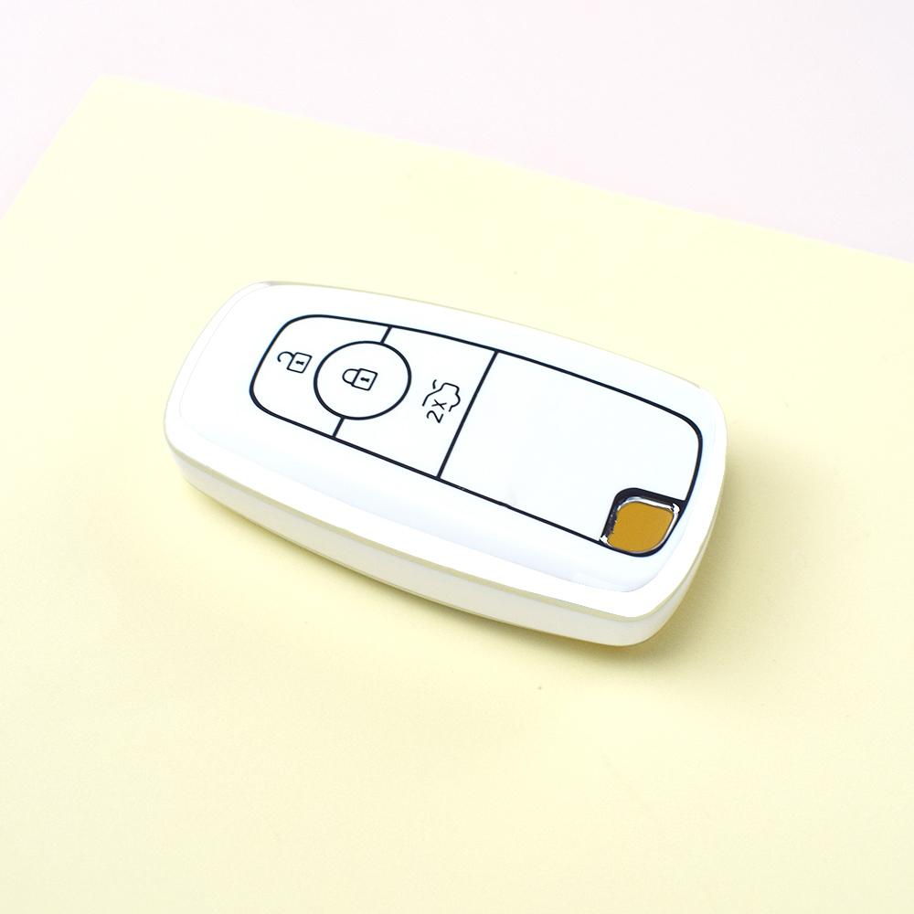 3 Buttons Smart Remote Car Key Keyless Case Cover Shell Fob for Ford Mustang Edge Fusion Explorer F150 F250 F350 Ecosport