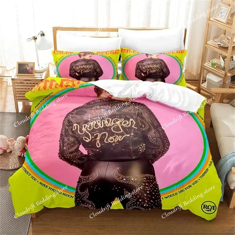 Fashion 3D Print Singer M-Miley Cyrus Bedding Set Boys Girls Twin Queen Size Duvet Cover Pillowcase Bed Kids Adult Duvet Cover