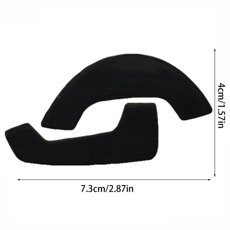 2Set Replacement Mouse Skates Mouse Feet Stickers for Tyon Mouse Glides Pad Curved Edges