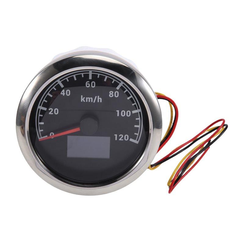 A02Q-120Km/H GPS Speedometer With Antenna Meter COG TRIP Odometer For Car Boat And Motorcycles