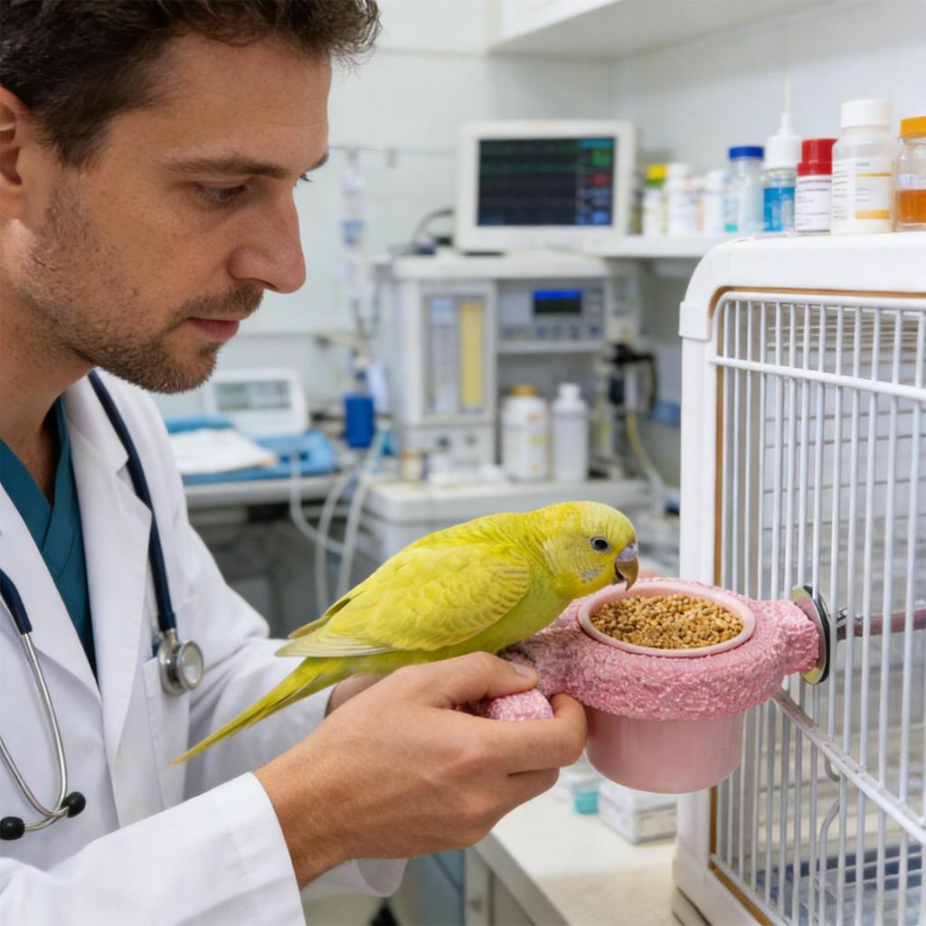 Bird Feeder For Cage Bird Dish Feeder For Cage With Perch Cockatiel Food Bowl For Conure Parakeet Cockatoo Canary Lovebird