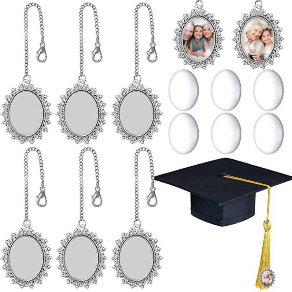 

Photo Charms Photo Commemoration Pendant DIY Photo Pendant Fringe Commemoration