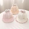 Baby Girls' Lace Sun Protection Hat - Spring/Autumn Breathable Mesh