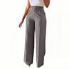 European and American Women's High-Waisted Wide-Leg Drapey Pants - Four Seasons Casual Wear