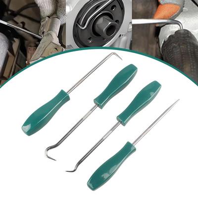 4Pcs Car Auto Vehicle Oil Seal Screwdrivers Set O-Ring Seal Gasket Puller Remover Pick Hooks Repair Tools For Car
