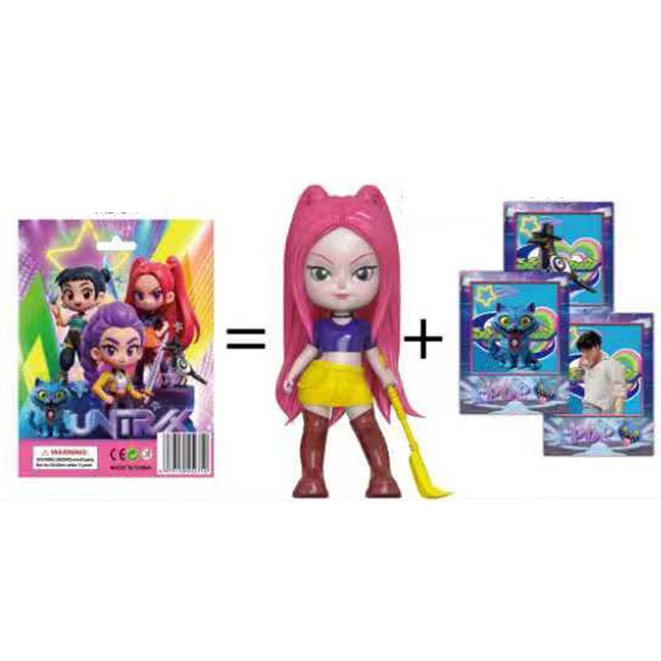 New 24pcs Kpop Demon Hunters Figure Pvc Model Anime Figurine Collection Statue Desk Decoration Dolls Children Toy Halloween Gift