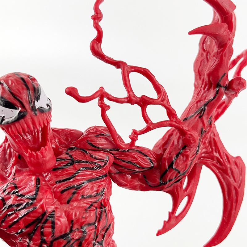 4Pcs Marvel Venom Carnage Action Figure Set Superhero Collectible Model Dolls PVC Statue Toys for Kids Fans Gift Home Desktop Decor